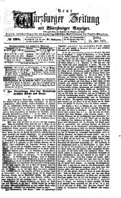 Neue Würzburger Zeitung Freitag 21. Juli 1871