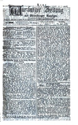 Neue Würzburger Zeitung Samstag 29. Juli 1871