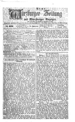 Neue Würzburger Zeitung Samstag 5. August 1871