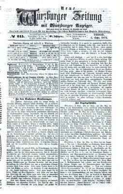 Neue Würzburger Zeitung Mittwoch 6. September 1871