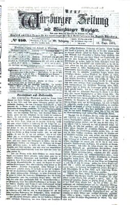 Neue Würzburger Zeitung Montag 11. September 1871