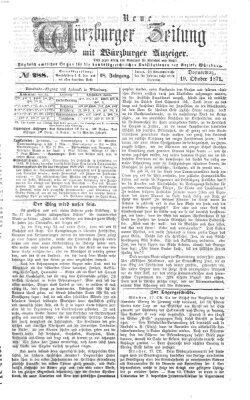 Neue Würzburger Zeitung Donnerstag 19. Oktober 1871