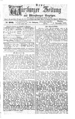 Neue Würzburger Zeitung Montag 6. November 1871