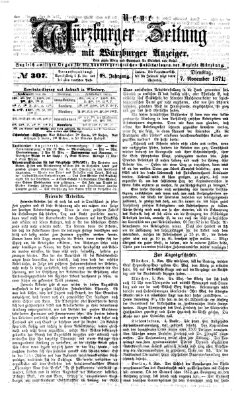 Neue Würzburger Zeitung Dienstag 7. November 1871