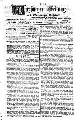 Neue Würzburger Zeitung Sonntag 10. Dezember 1871