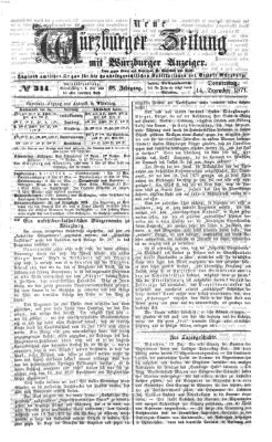 Neue Würzburger Zeitung Donnerstag 14. Dezember 1871