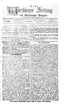 Neue Würzburger Zeitung Sonntag 24. Dezember 1871