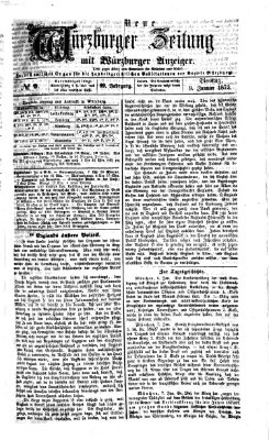 Neue Würzburger Zeitung Dienstag 9. Januar 1872