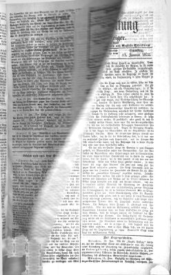 Neue Würzburger Zeitung Samstag 13. Januar 1872