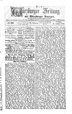 Neue Würzburger Zeitung Dienstag 30. Januar 1872