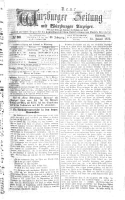 Neue Würzburger Zeitung Mittwoch 31. Januar 1872