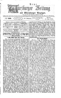 Neue Würzburger Zeitung Freitag 10. Mai 1872