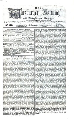 Neue Würzburger Zeitung Freitag 7. Juni 1872