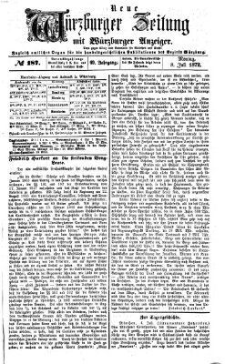 Neue Würzburger Zeitung Montag 8. Juli 1872