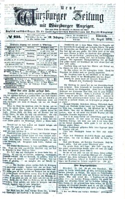 Neue Würzburger Zeitung Mittwoch 21. August 1872