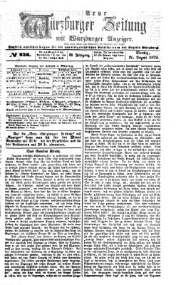 Neue Würzburger Zeitung Montag 26. August 1872