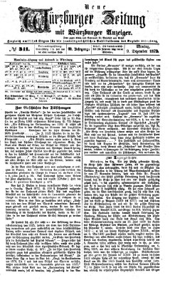 Neue Würzburger Zeitung Montag 9. Dezember 1872