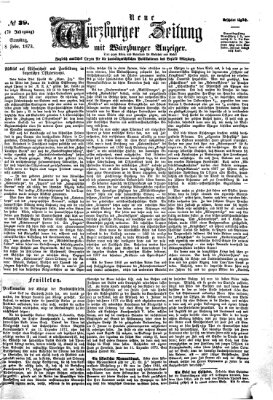 Neue Würzburger Zeitung Samstag 8. Februar 1873