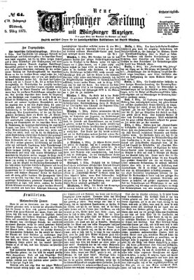 Neue Würzburger Zeitung Mittwoch 5. März 1873