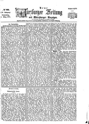 Neue Würzburger Zeitung Donnerstag 6. März 1873