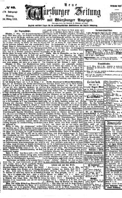 Neue Würzburger Zeitung Montag 24. März 1873