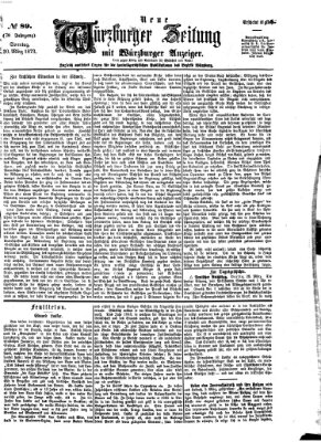 Neue Würzburger Zeitung Sonntag 30. März 1873