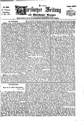 Neue Würzburger Zeitung Donnerstag 8. Mai 1873