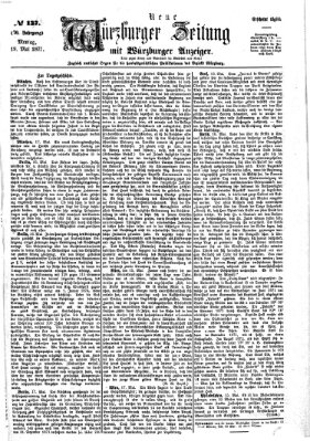 Neue Würzburger Zeitung Montag 19. Mai 1873