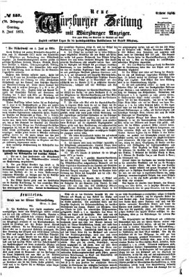 Neue Würzburger Zeitung Sonntag 8. Juni 1873