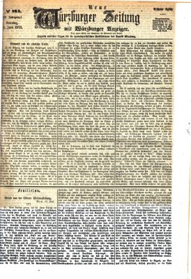 Neue Würzburger Zeitung Sonntag 15. Juni 1873