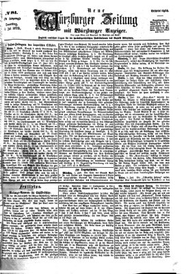 Neue Würzburger Zeitung Donnerstag 3. Juli 1873