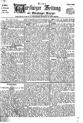 Neue Würzburger Zeitung Mittwoch 9. Juli 1873