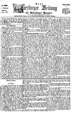 Neue Würzburger Zeitung Mittwoch 30. Juli 1873