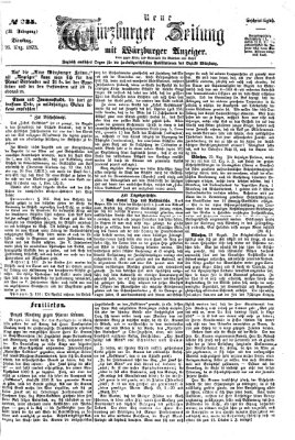 Neue Würzburger Zeitung Dienstag 26. August 1873