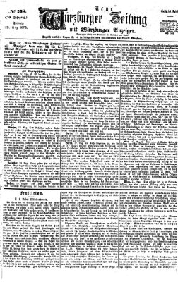 Neue Würzburger Zeitung Freitag 29. August 1873