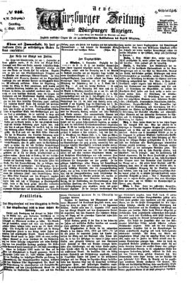 Neue Würzburger Zeitung Samstag 6. September 1873