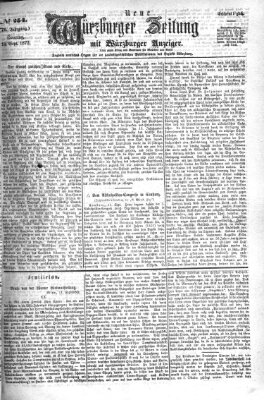 Neue Würzburger Zeitung Sonntag 14. September 1873