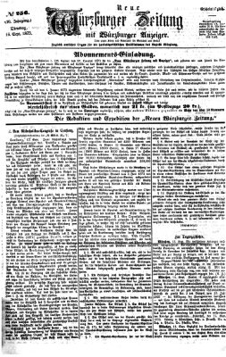 Neue Würzburger Zeitung Dienstag 16. September 1873