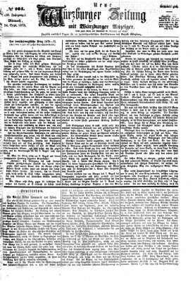 Neue Würzburger Zeitung Mittwoch 24. September 1873