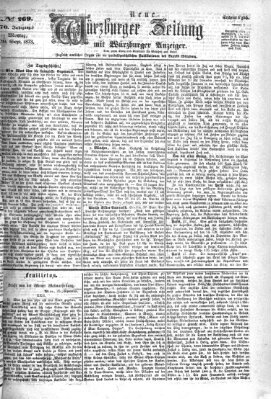 Neue Würzburger Zeitung Montag 29. September 1873