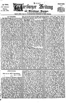 Neue Würzburger Zeitung Montag 13. Oktober 1873