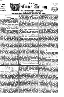 Neue Würzburger Zeitung Donnerstag 23. Oktober 1873