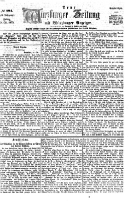 Neue Würzburger Zeitung Freitag 24. Oktober 1873