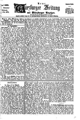 Neue Würzburger Zeitung Mittwoch 29. Oktober 1873