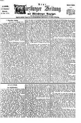 Neue Würzburger Zeitung Mittwoch 19. November 1873