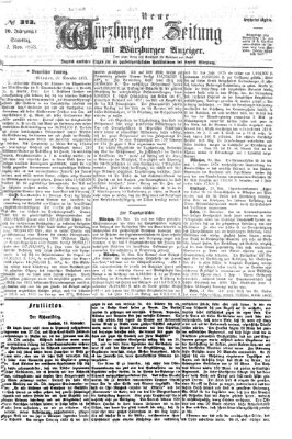 Neue Würzburger Zeitung Samstag 22. November 1873