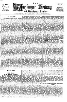 Neue Würzburger Zeitung Sonntag 23. November 1873