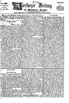 Neue Würzburger Zeitung Samstag 29. November 1873