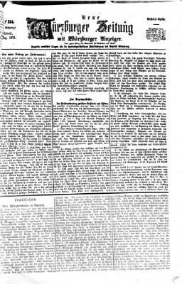 Neue Würzburger Zeitung Mittwoch 3. Dezember 1873