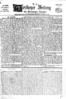 Neue Würzburger Zeitung Sonntag 14. Dezember 1873